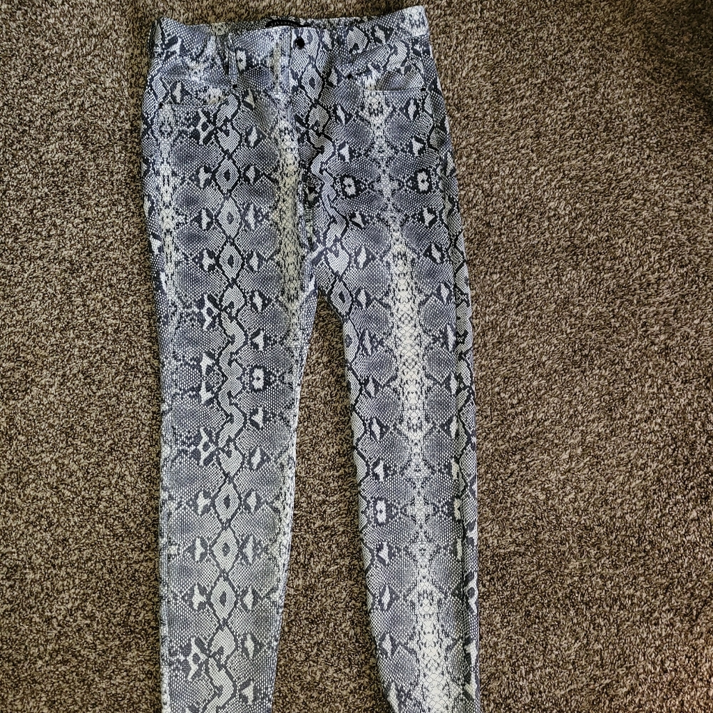 Liverpool Python Snake Print Pull On Pants Size 10 - image 2